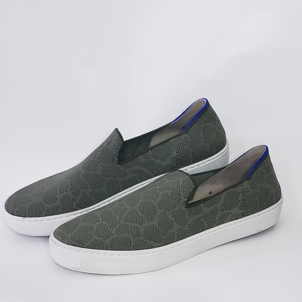 Rothy's Sneaker Green Slip-on 9.5